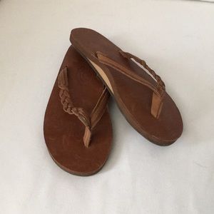 Brand new Rainbow flip flops